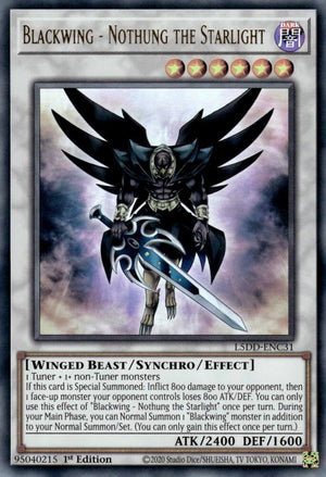 1st Edition Blackwing - Nothung the Starlight [L5DD-ENC31 Near Mint] Ultra Rare