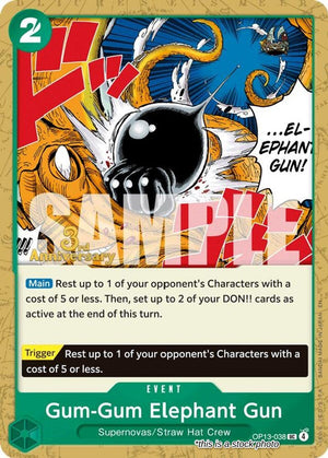 OP13-038 Gum-Gum Elephant Gun Uncommon