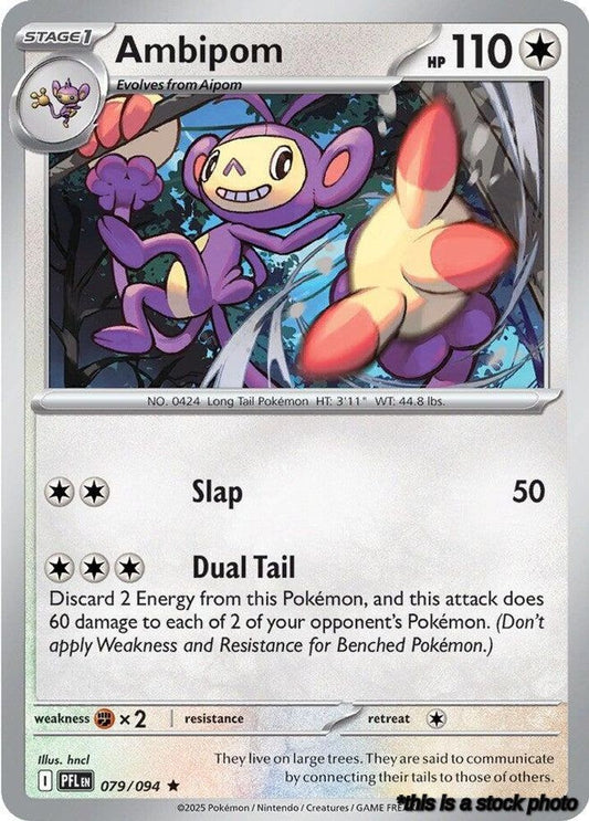 Reverse Holofoil Ambipom - 079/094 [079/094 Near Mint ]