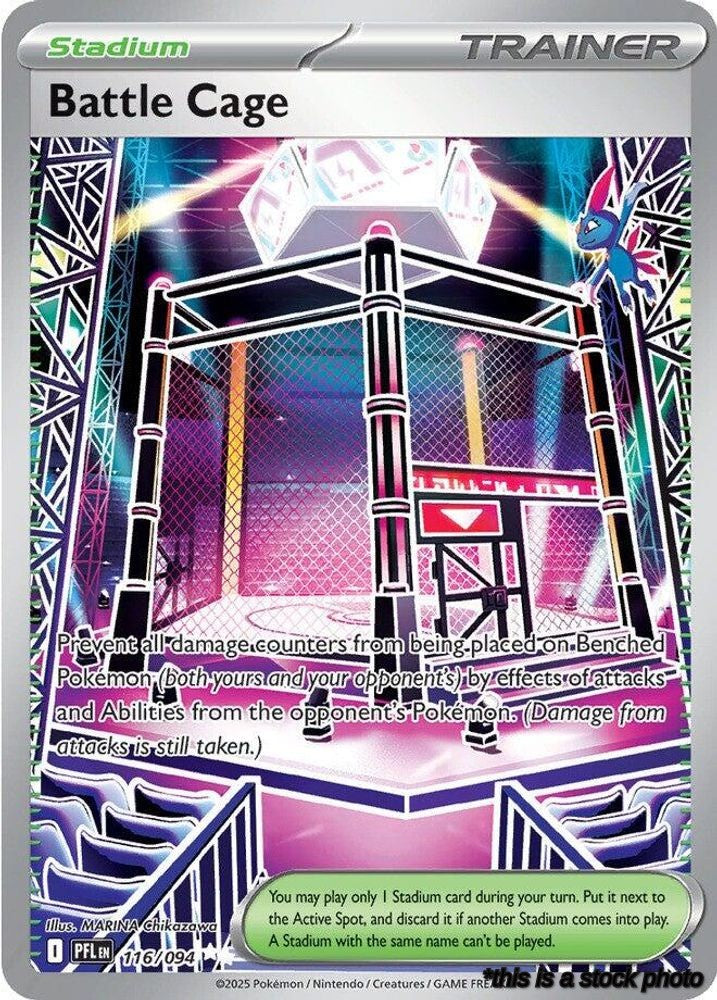 Ultra Rare Battle Cage - 116/094 [116/094 Lightly Played ]