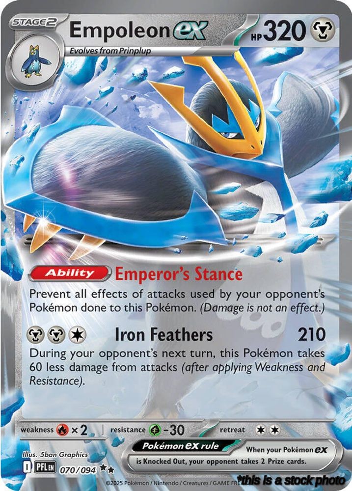 Holofoil Empoleon ex - 070/094 [070/094 Lightly Played ]