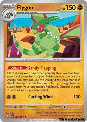 Rare Flygon - 053/094 [053/094 Near Mint ]