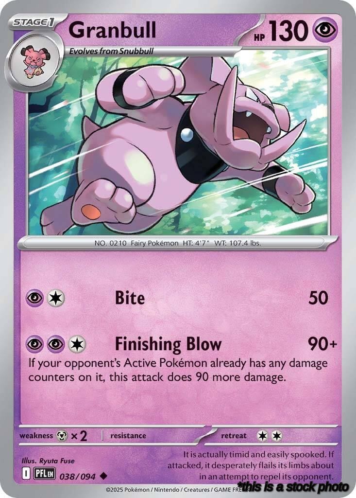 Uncommon Granbull [038/094 Near Mint ]