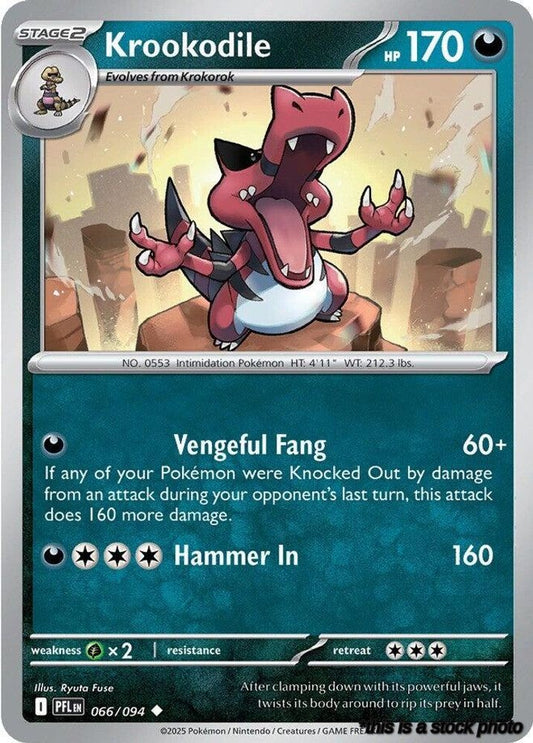 Uncommon Krookodile [066/094 Near Mint ]