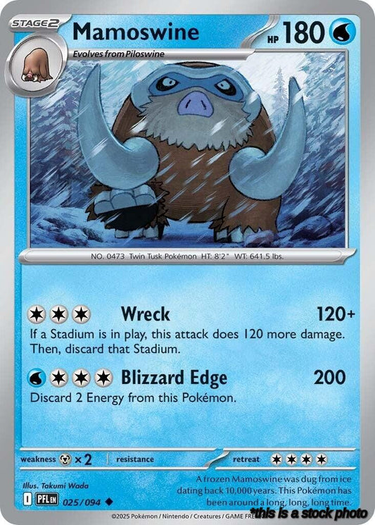 Uncommon Mamoswine [025/094 Near Mint ]