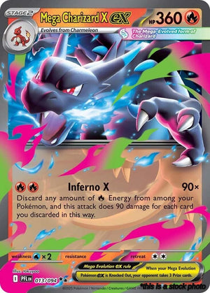 Double Rare Mega Charizard X ex - 013/094 [013/094 Near Mint ]