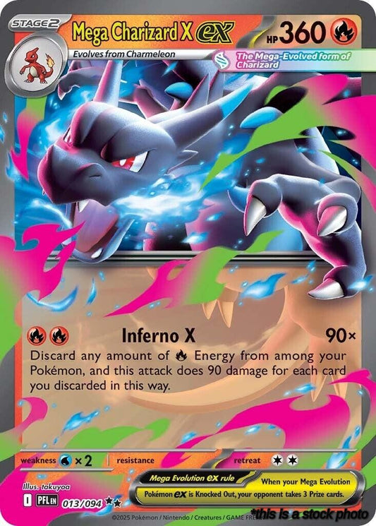 Mega Charizard X ex - 013/094