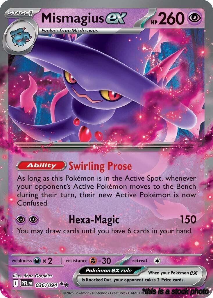 Holofoil Mismagius ex - 036/094 [036/094 Lightly Played ]