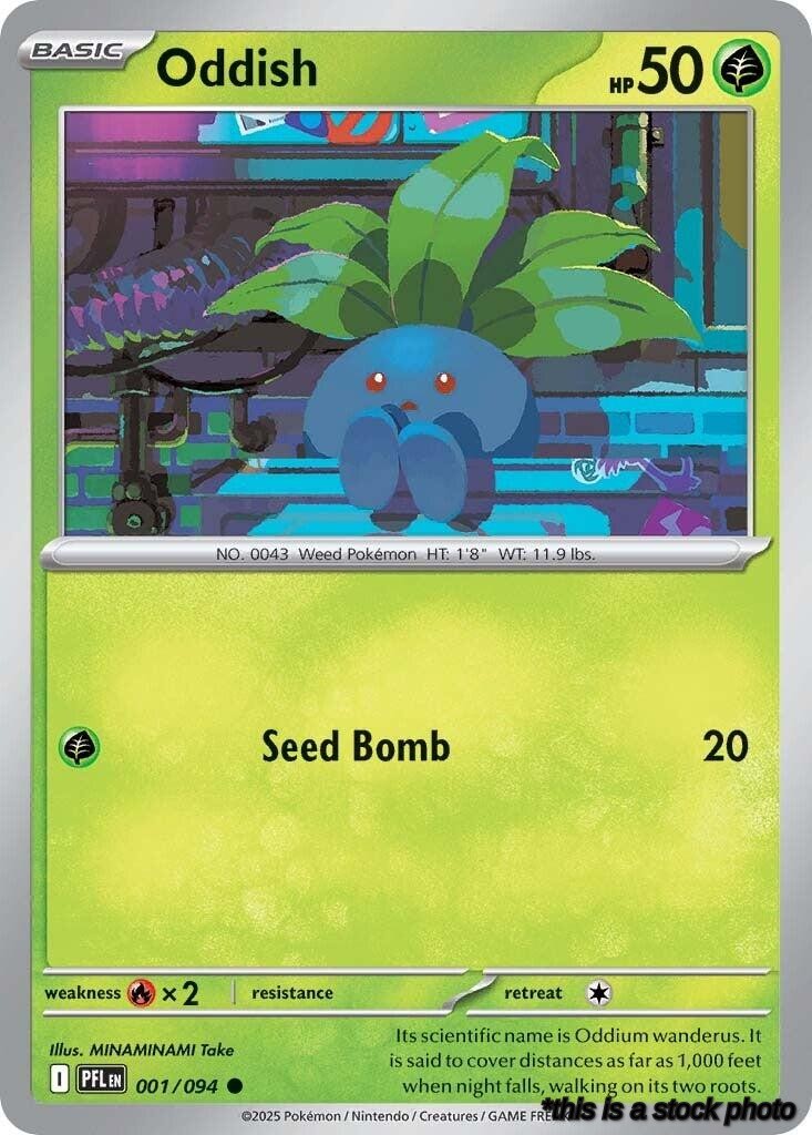 Common Oddish [001/094 Near Mint ]