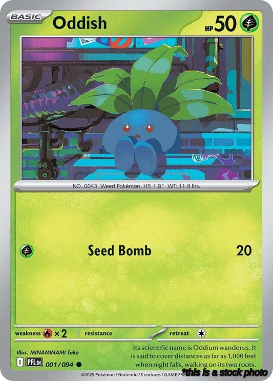 Common Oddish [001/094 Near Mint ]