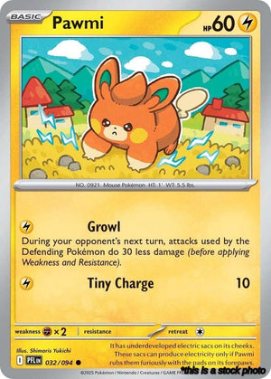 Normal Pawmi [032/094 Near Mint ]