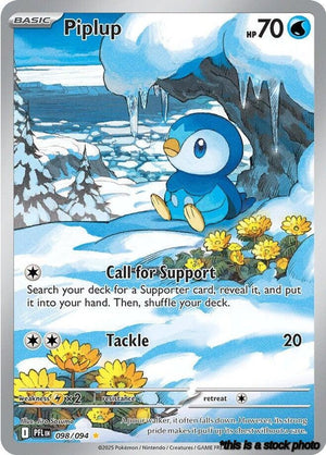 Illustration Rare Piplup - 098/094 [098/094 Near Mint ]