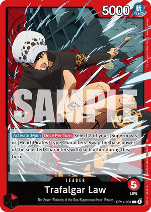 Trafalgar Law - OP14-001 [OP14-001] The Azure Sea's Seven