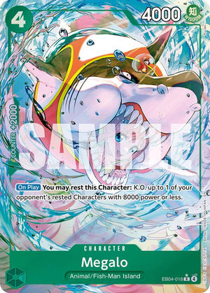 Megalo (Alternate Art) [EB04-018] The Azure Sea's Seven