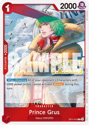 Prince Grus (Judge Pack Vol. 7) [OP11-013] One Piece Promotion Cards