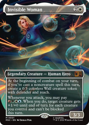 Invisible Woman (Borderless) [MSC/1] 2026 Magic: The Gathering
