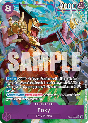 Foxy (Alternate Art) [EB04-036] The Azure Sea's Seven
