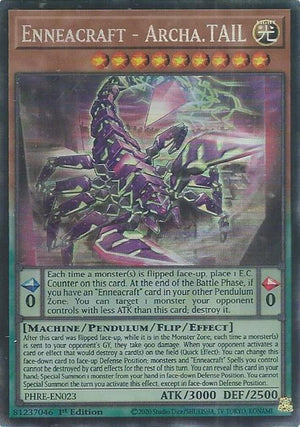 1st Edition Enneacraft - Archa.TAIL (CR) [PHRE-EN023 Near Mint] Collector's Rare