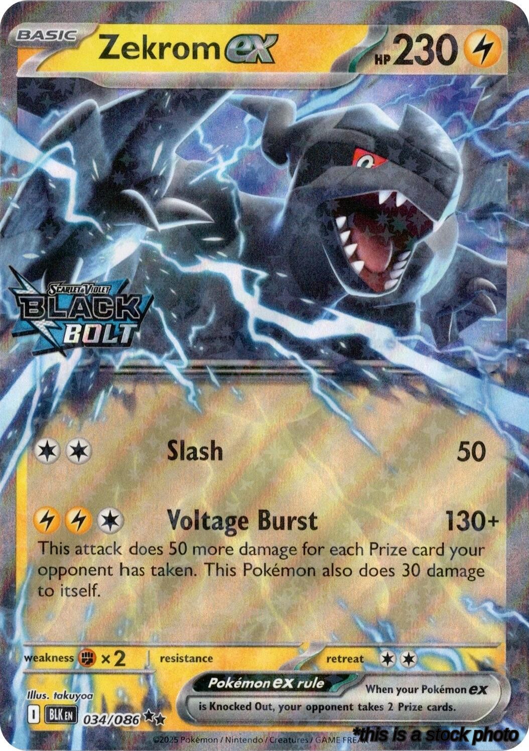 Zekrom ex (Black Bolt Stamped)