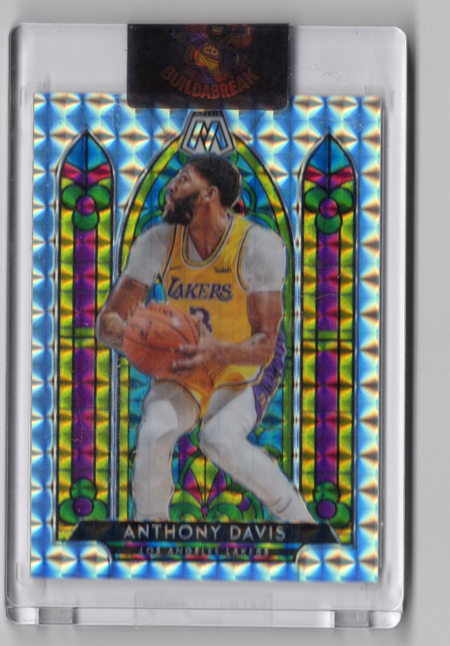 2019-20 Panini Mosaic #10 Anthony Davis Stained Glass