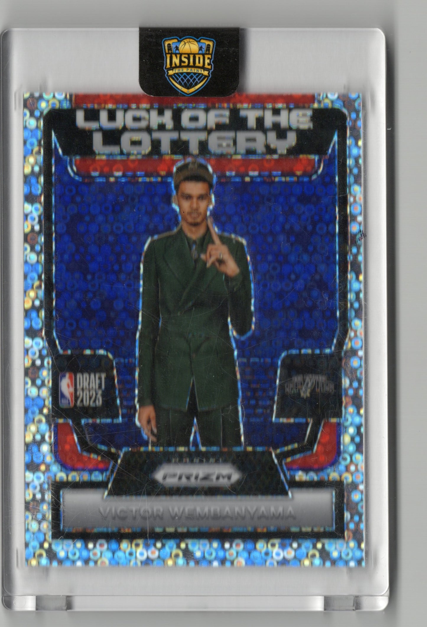 2023-24 Panini Prizm #7 Victor Wembanyama Luck of the Lottery Prizms Fast Break