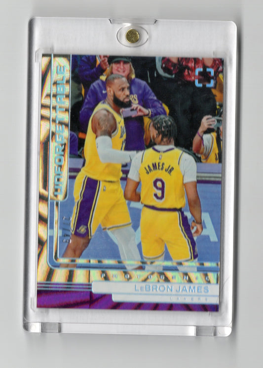 2024-25 Panini Photogenic #3 LeBron James Photo Finish Wedges #/49