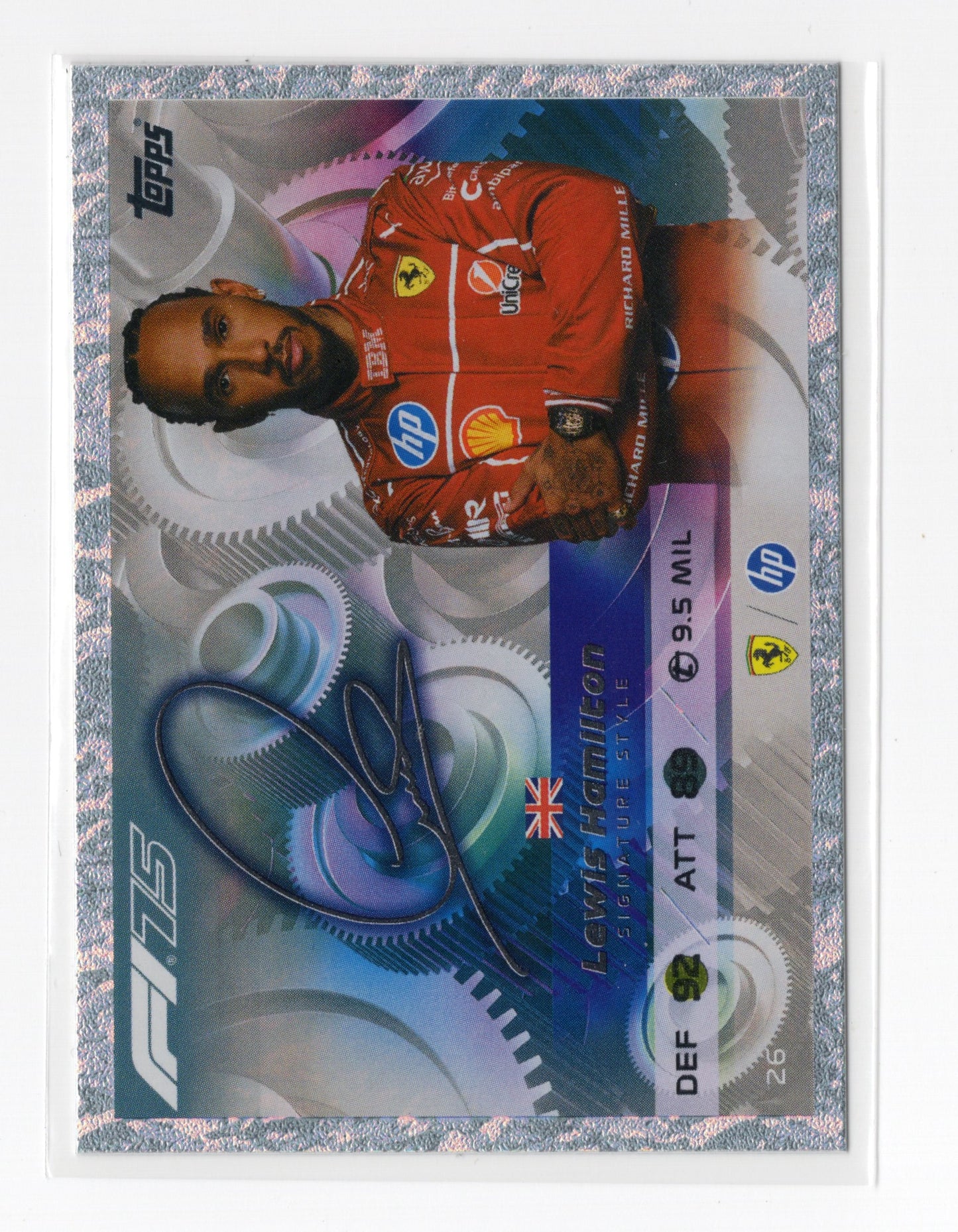 2025 Topps Turbo Attax F1 #26 Lewis Hamilton