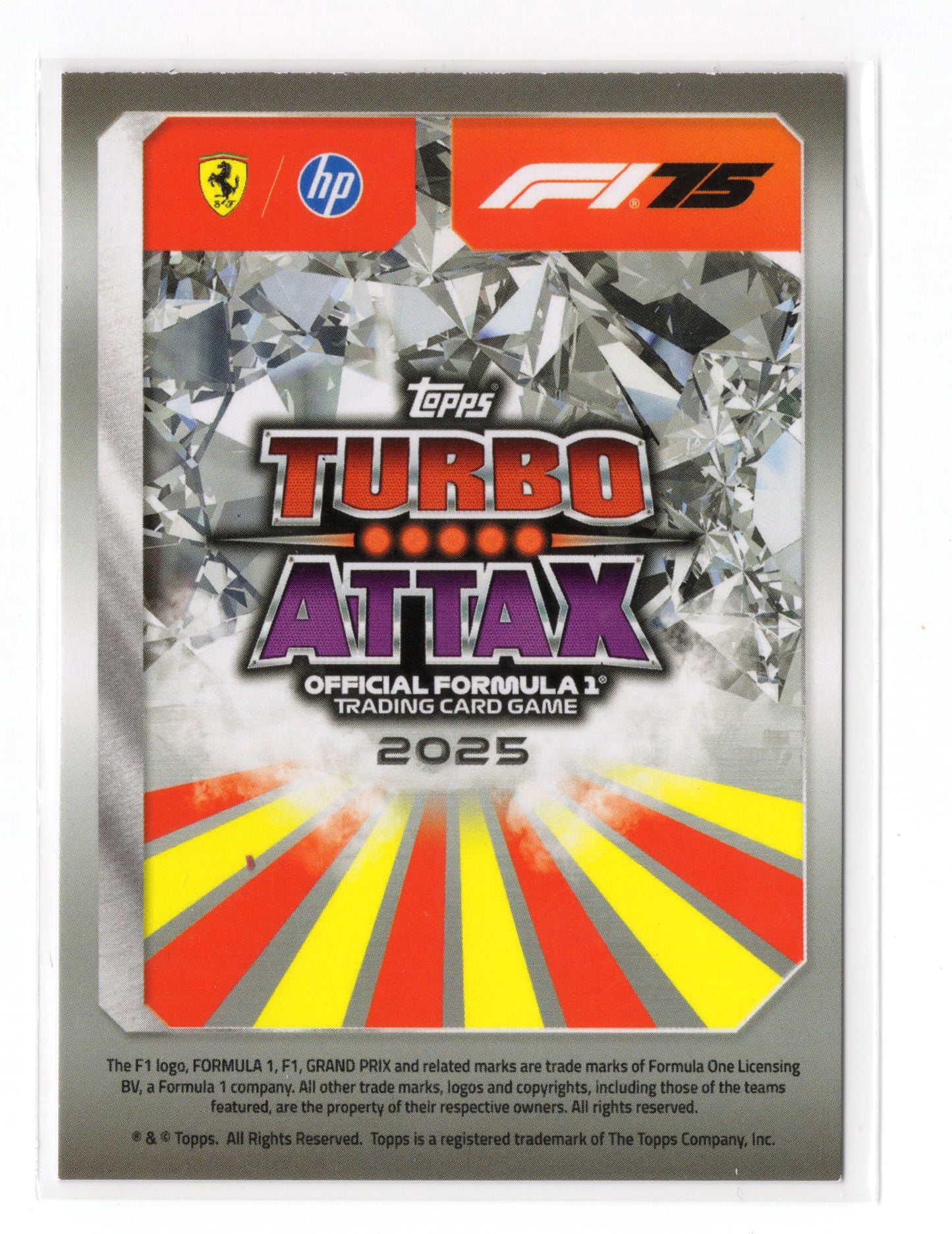 2025 Topps Turbo Attax F1 #311 Lewis Hamilton Pink Diamond