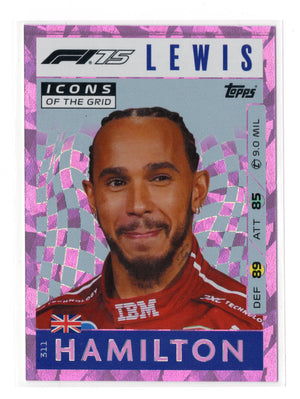 2025 Topps Turbo Attax F1 #311 Lewis Hamilton Pink Diamond