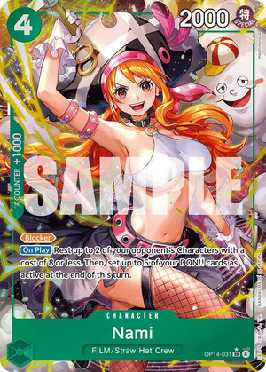 Nami (Alternate Art) [OP14-031] The Azure Sea's Seven
