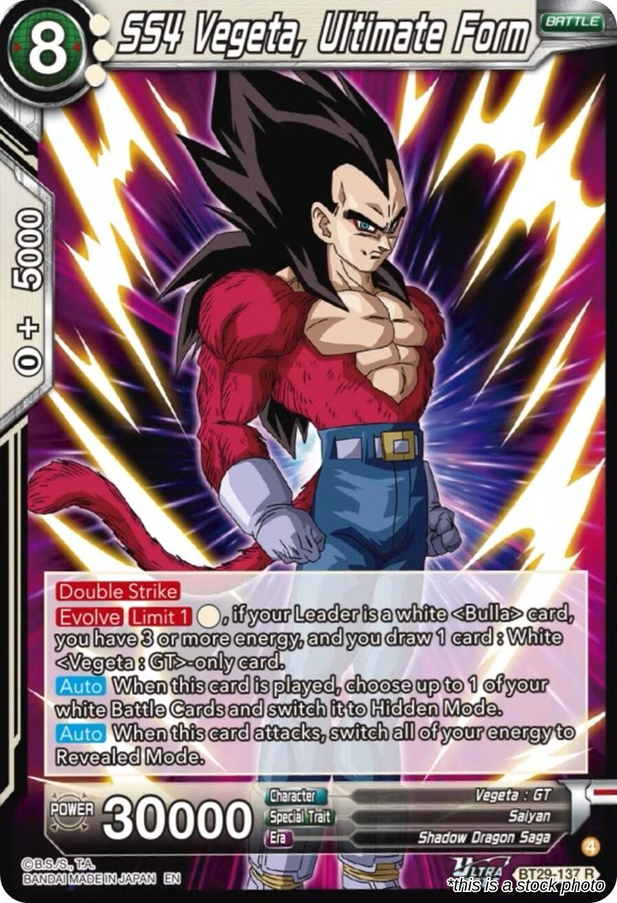 SS4 Vegeta, Ultimate Form
