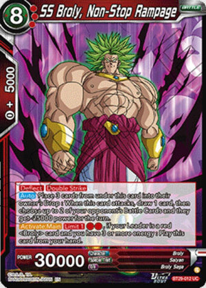 BT29-012 SS Broly, Non-Stop Rampage