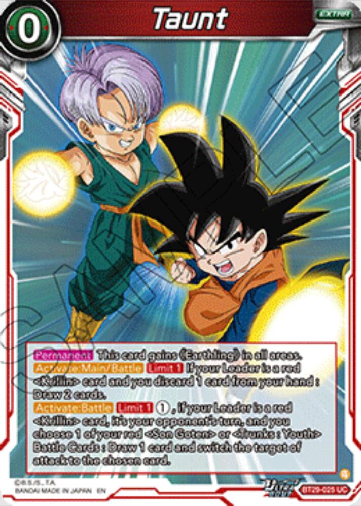 BT29-025 Taunt