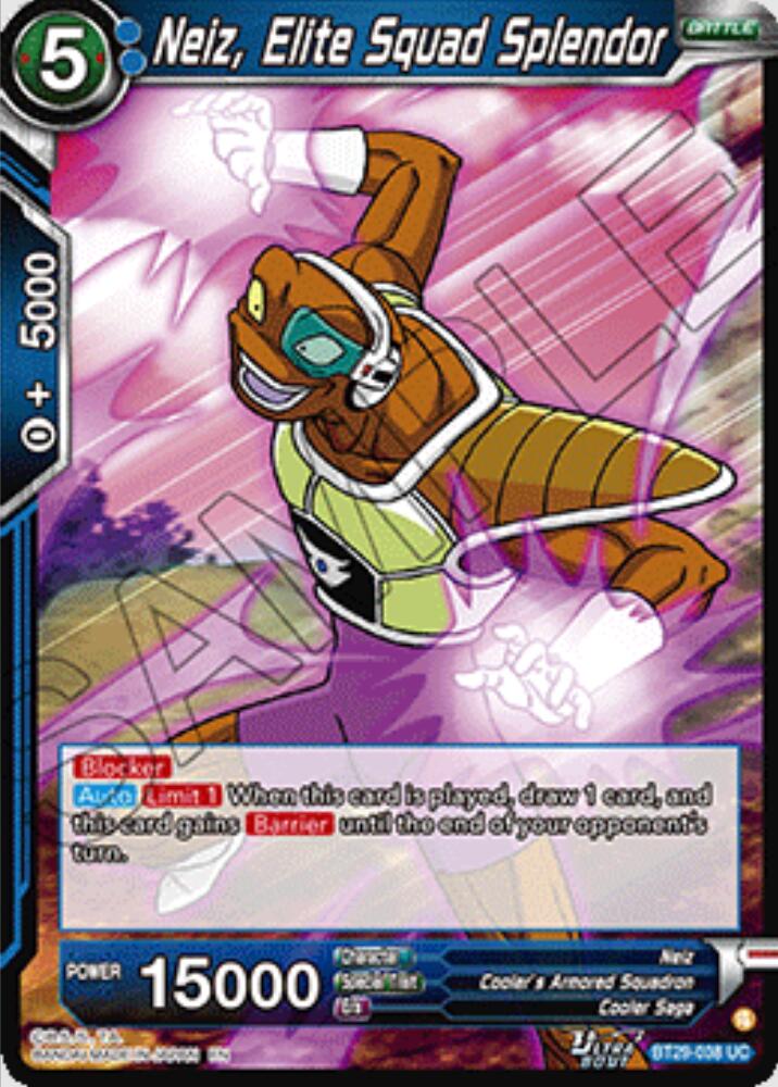 BT29-038 Neiz, Elite Squad Splendor