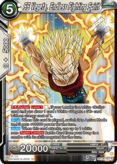 SS Vegeta, Endless Fighting Spirit