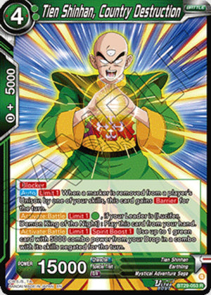 BT29-053 Tien Shinhan, Country Destruction