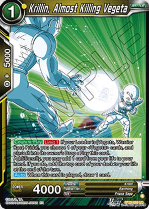 BT29-066 Krillin, Almost Killing Vegeta