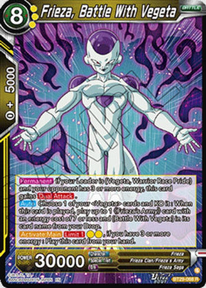 Frieza, Battle With Vegeta [BT29-068]