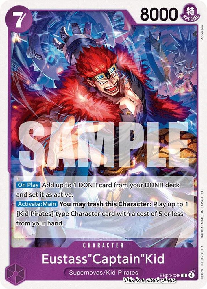 EB04-039 Eustass"Captain"Kid Rare