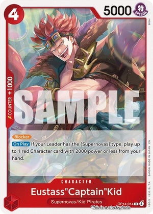 OP14-014 Eustass"Captain"Kid Rare