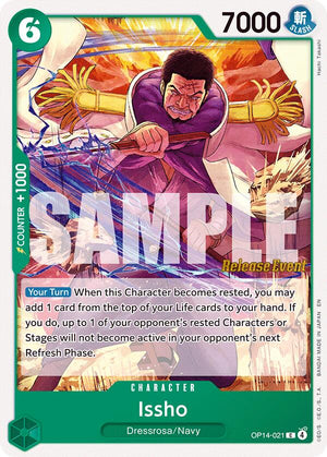 Issho - OP14-021 [OP14-021] The Azure Sea's Seven Release Event Cards