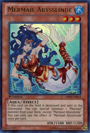 Unlimited Mermail Abysslinde [ABYR-EN014 Lightly Played] Ultra Rare
