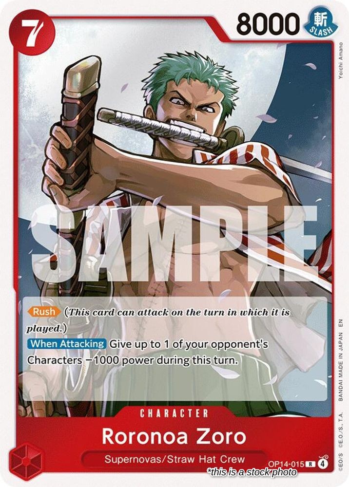 OP14-015 Roronoa Zoro Rare