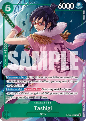 Tashigi (Dash Pack) [OP14-029] The Azure Sea's Seven