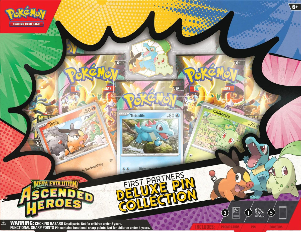 Ascended Heroes First Partners Deluxe Pin Collection ME: Ascended Heroes