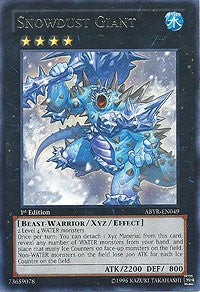 1st Edition Snowdust Giant [ABYR-EN049 Near Mint] Rare
