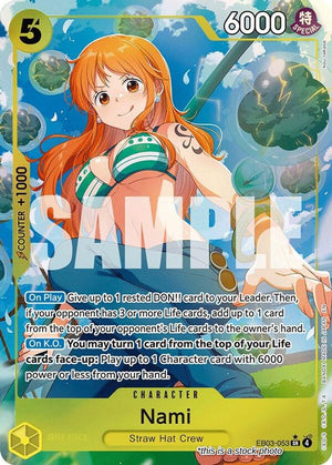 EB03-053 Nami (053) (Alternate Art) Super Rare