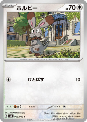 JP Normal Near Mint Bunnelby [063/080]