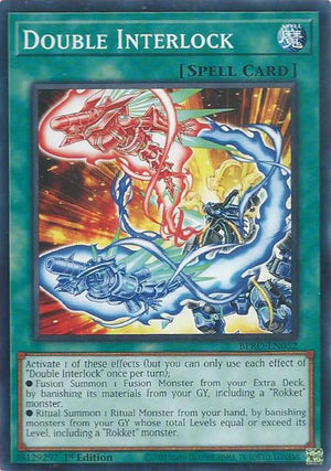 1st Edition Double Interlock [BPRO-EN052 Near Mint] Common / Short Print