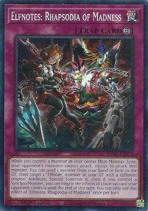 1st Edition Elfnotes: Rhapsodia of Madness [BPRO-EN072 Near Mint] Common / Short Print